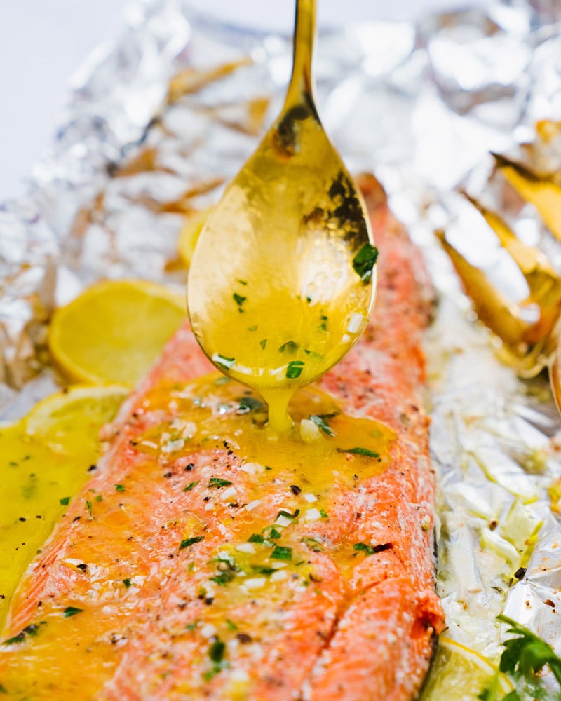 Lemon garlic salmon