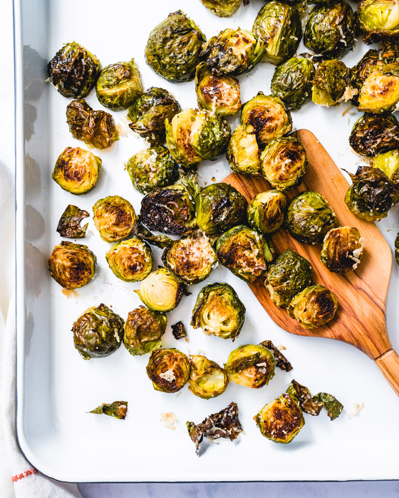 Parmesan Brussels sprouts