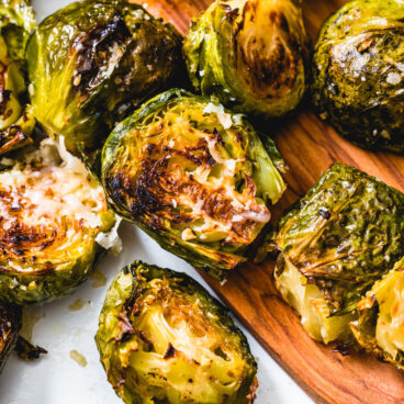Parmesan Brussels sprouts
