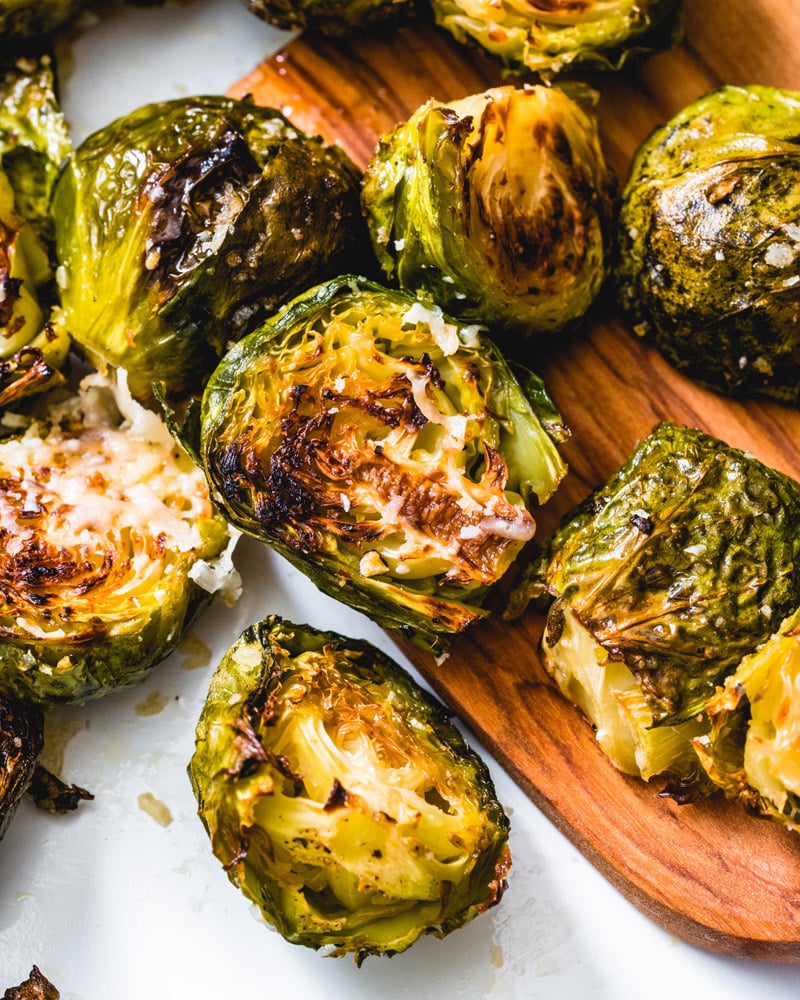 Parmesan Brussels sprouts