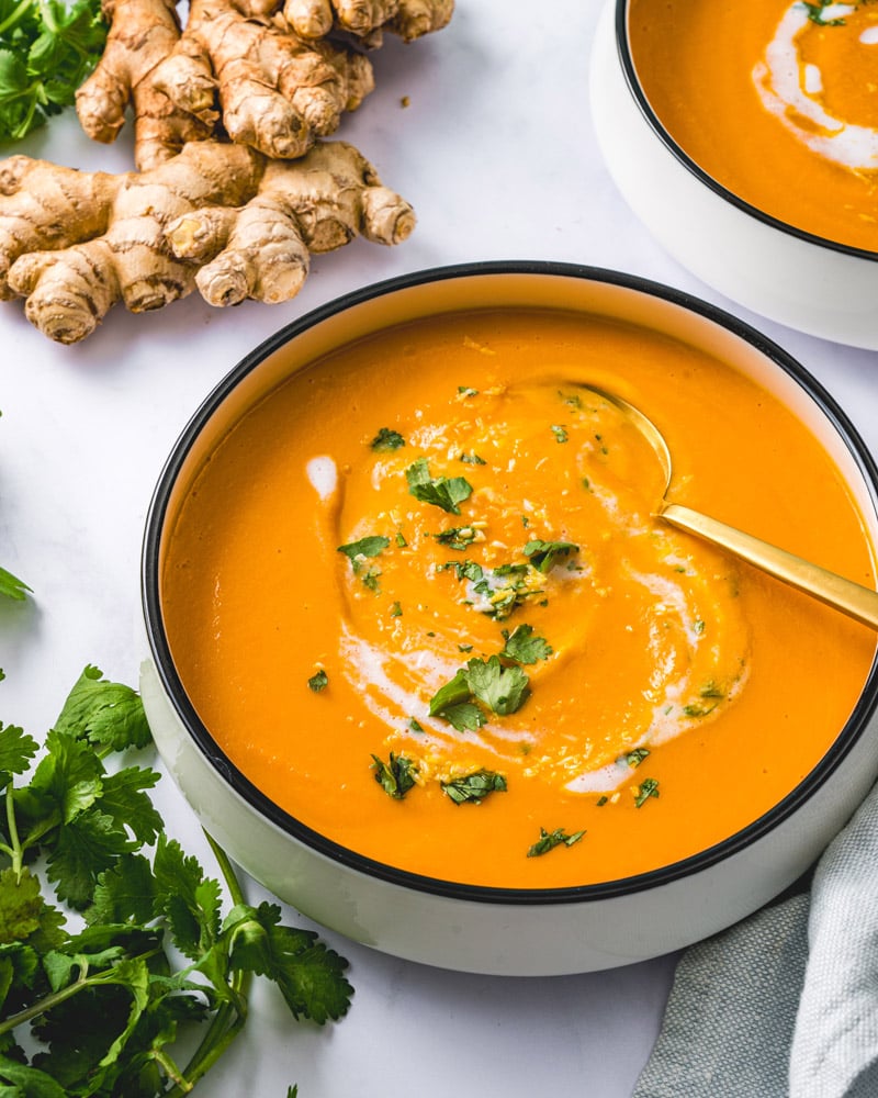 Carrot ginger soup recipe