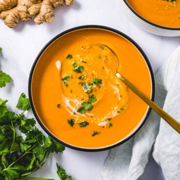 Carrot ginger soup