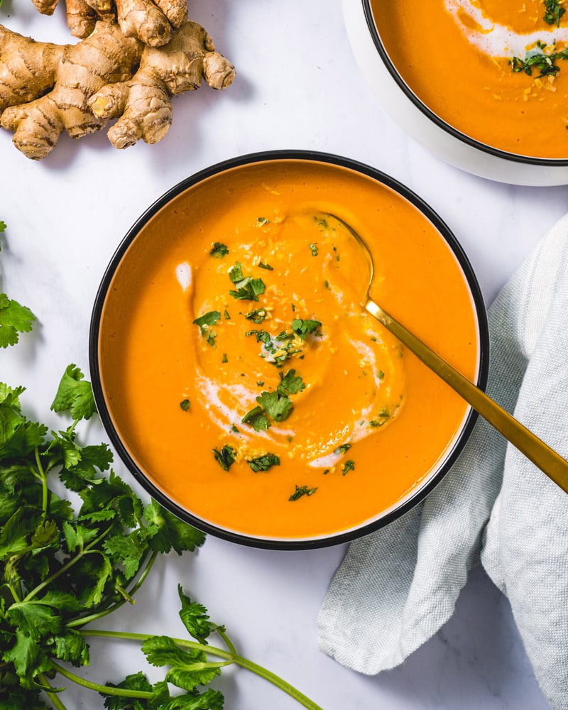 Carrot ginger soup