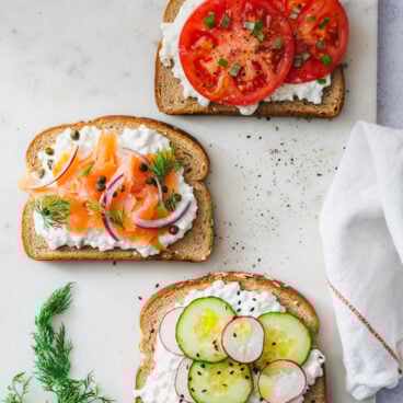 Cottage Cheese on Toast