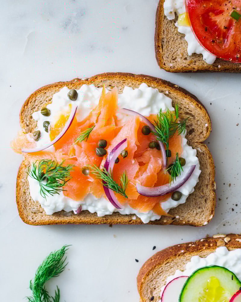 Cottage Cheese on Toast