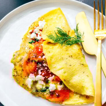 Smoked Salmon Omelette
