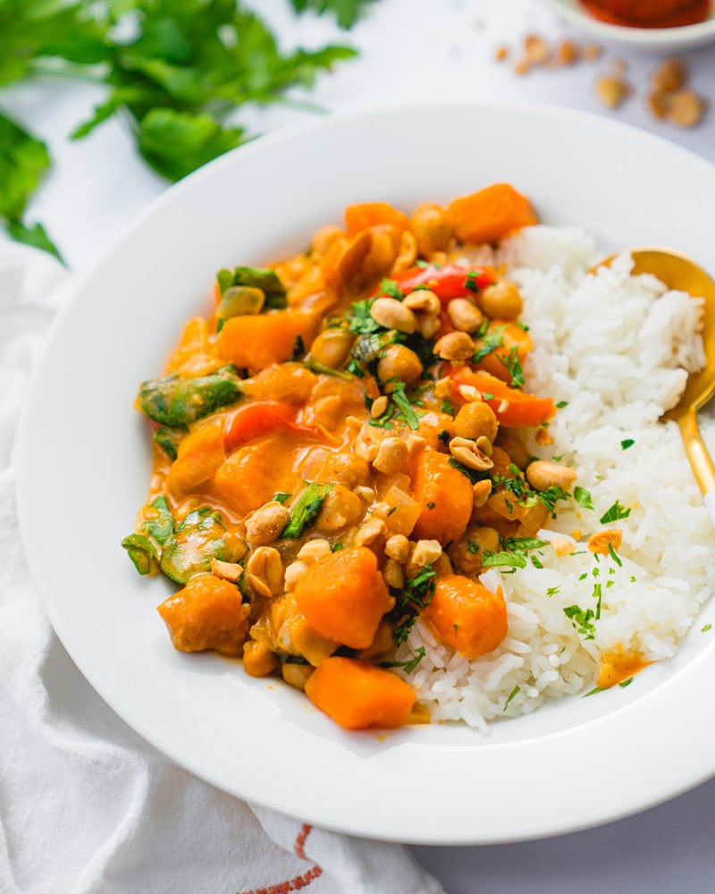 Sweet Potato Chickpea Curry