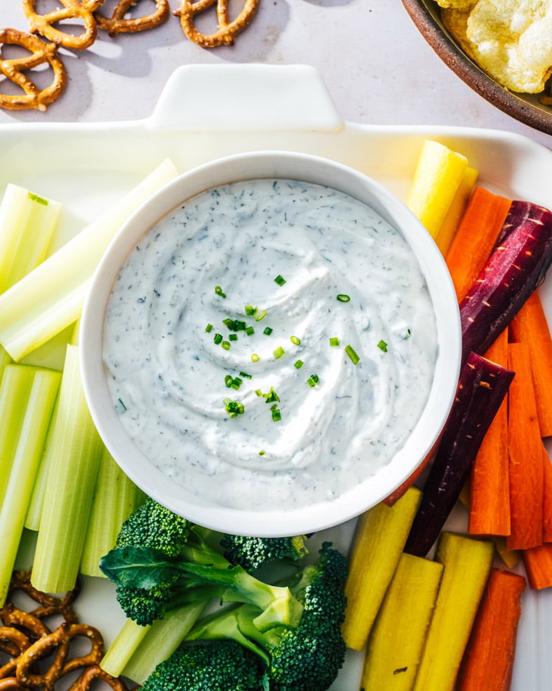 Homemade ranch dip
