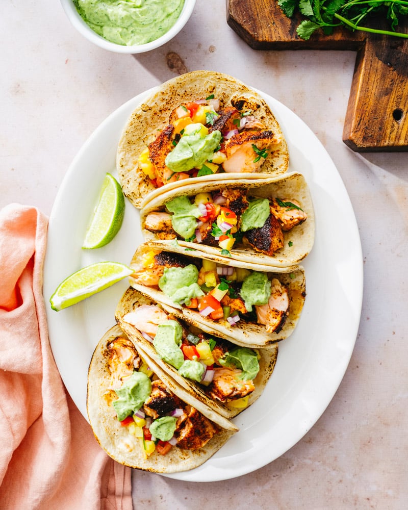 Salmon Tacos