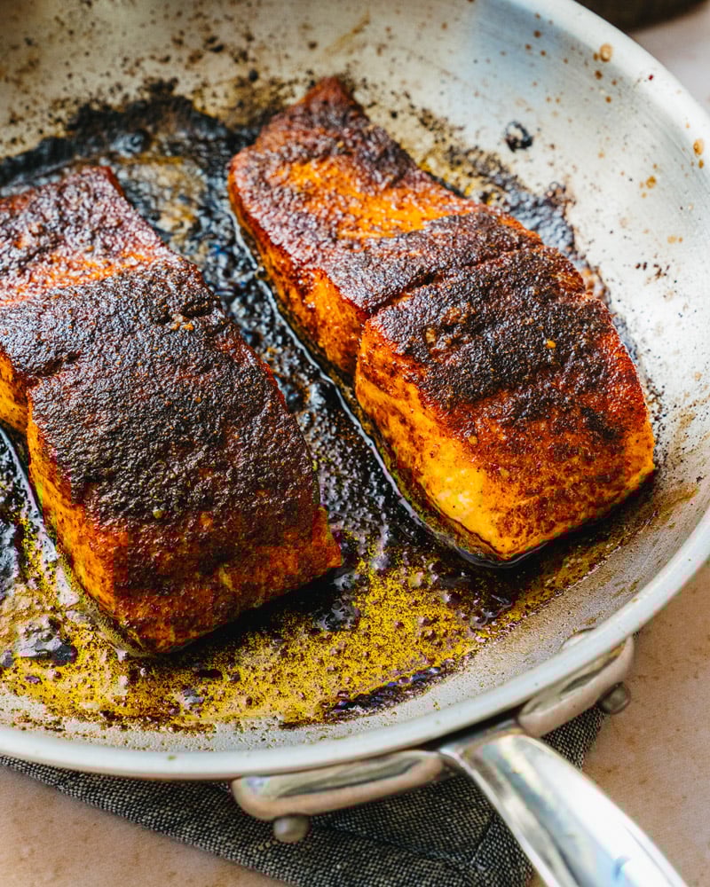 Blackened salmon