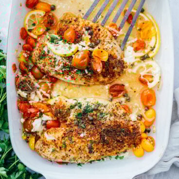 Baked tilapia