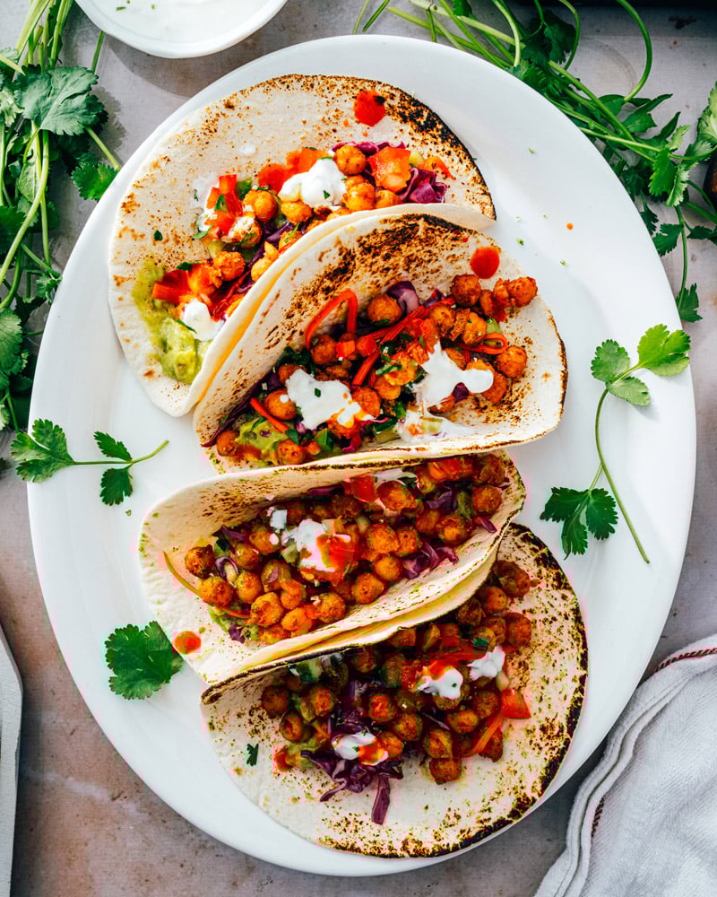 Chickpea tacos