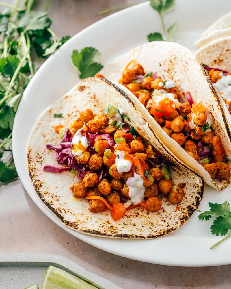 Chickpea tacos