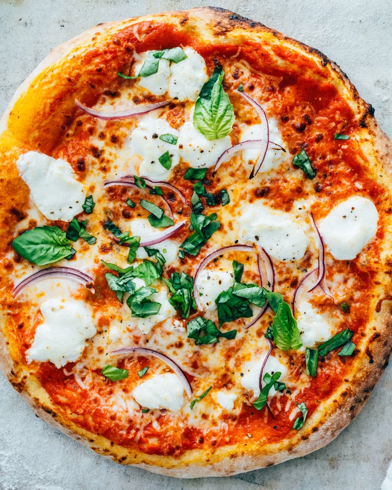 Goat Cheese Pizza