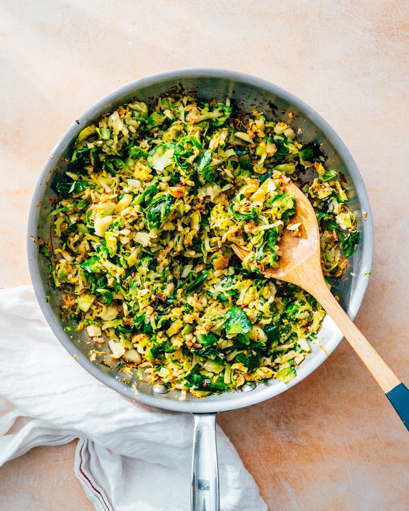 Shaved Brussels Sprouts