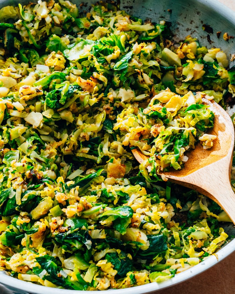Shredded Brussels Sprouts