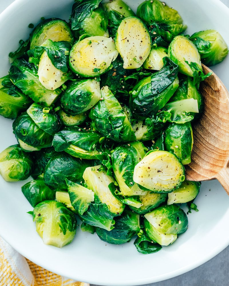 Steamed Brussels Sprouts
