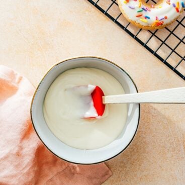 Vanilla glaze