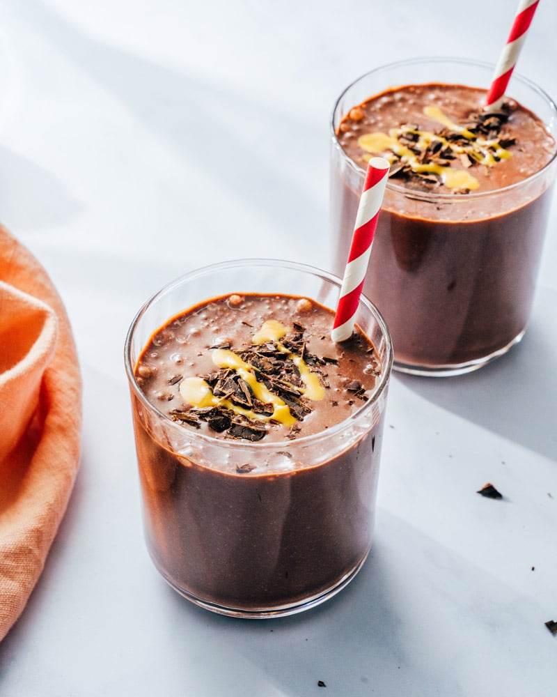 chocolate peanut butter smoothie