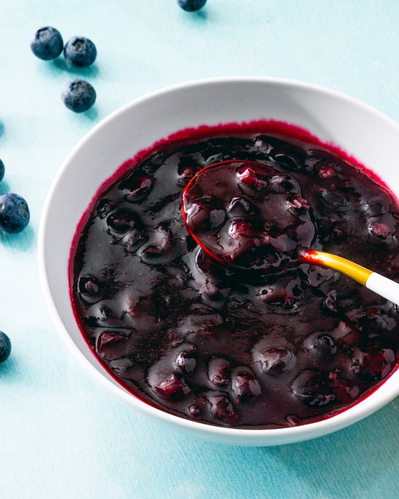 Blueberry sauce