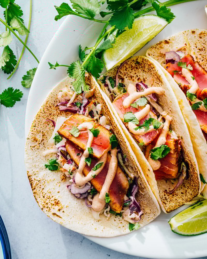 Tuna tacos