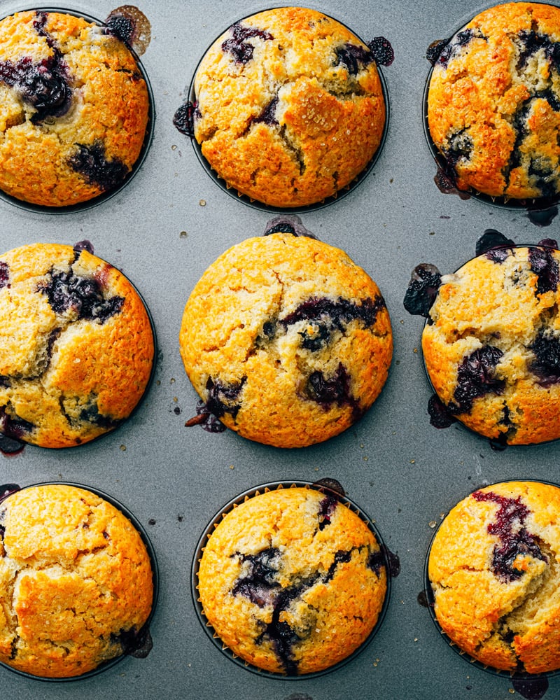Blueberry muffins