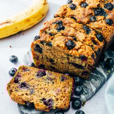 Blueberry banana bread