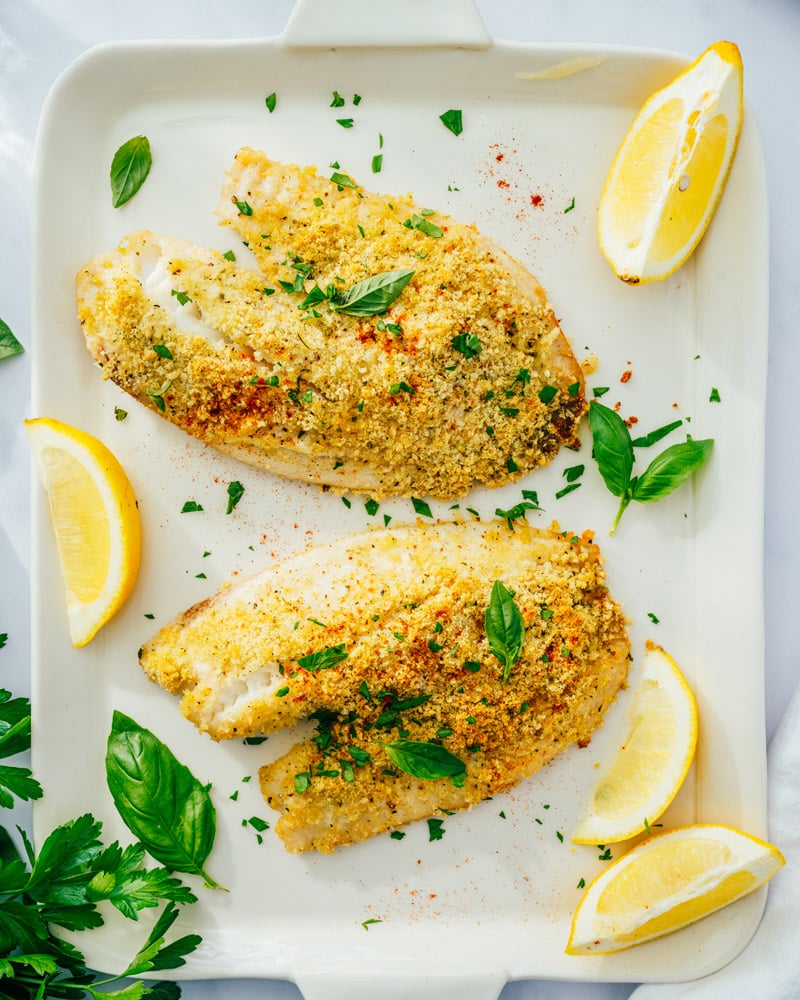 Parmesan Crusted Tilapia