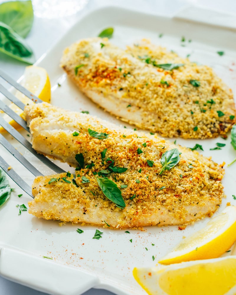 Parmesan Crusted Tilapia