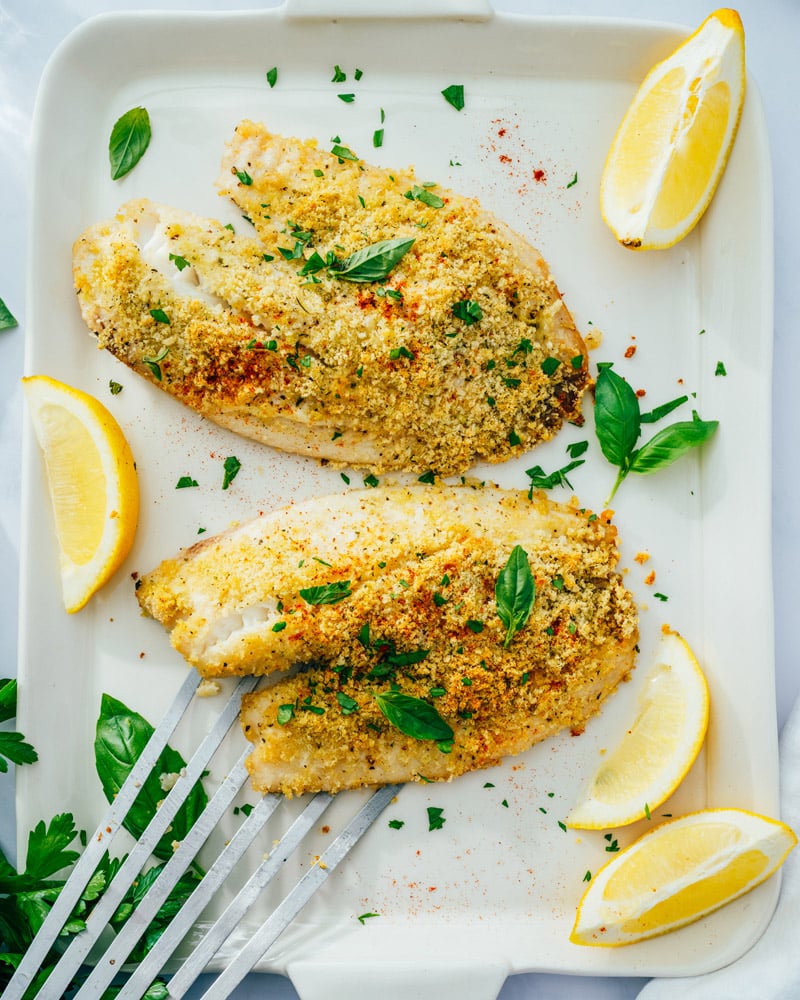Parmesan Crusted Tilapia