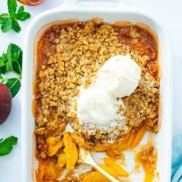 Peach crisp