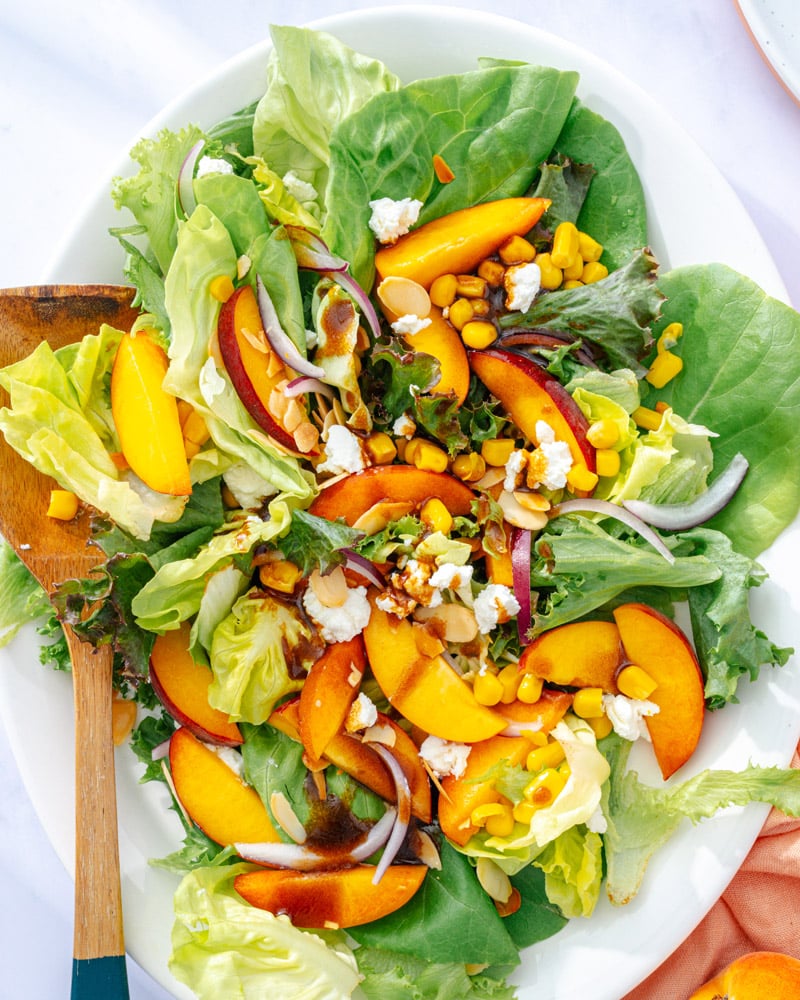 Peach salad recipe