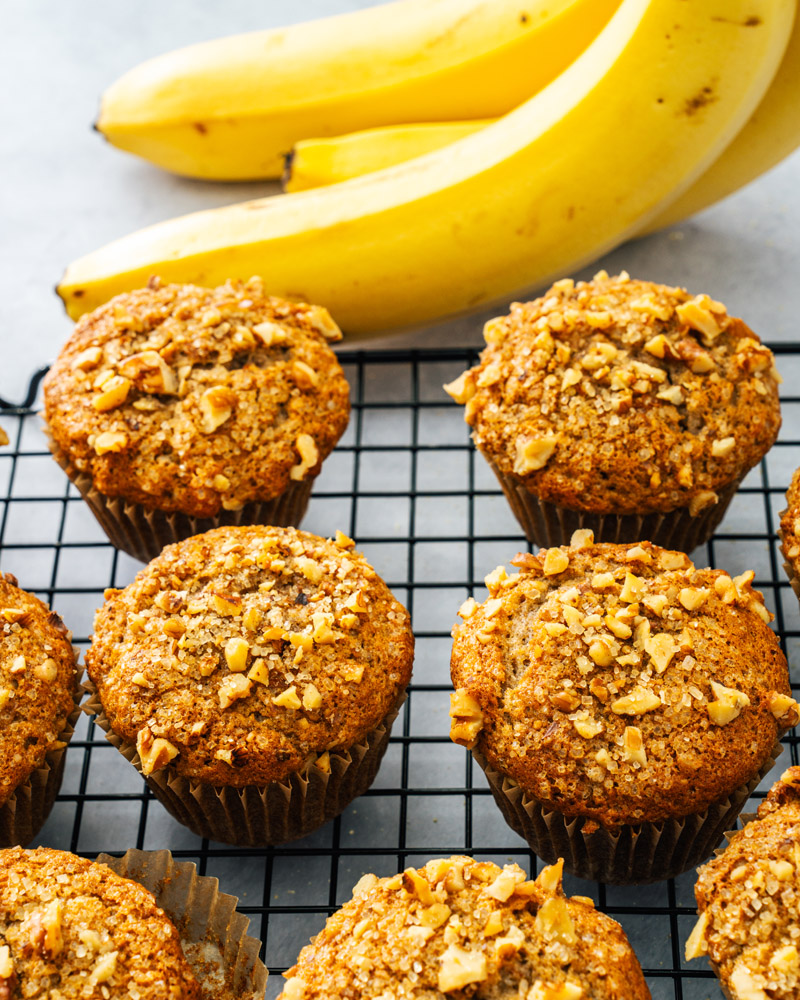 Banana nut muffins