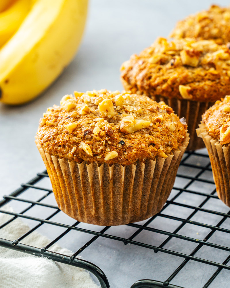 Banana nut muffin