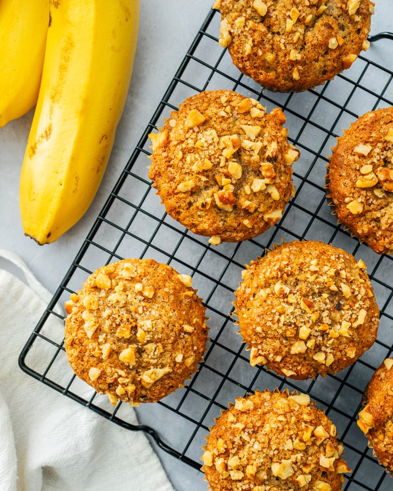 Banana nut muffins