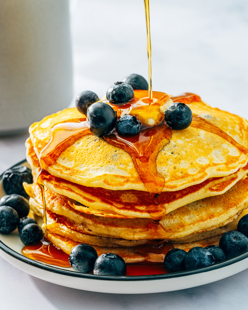 Blueberry pancakes