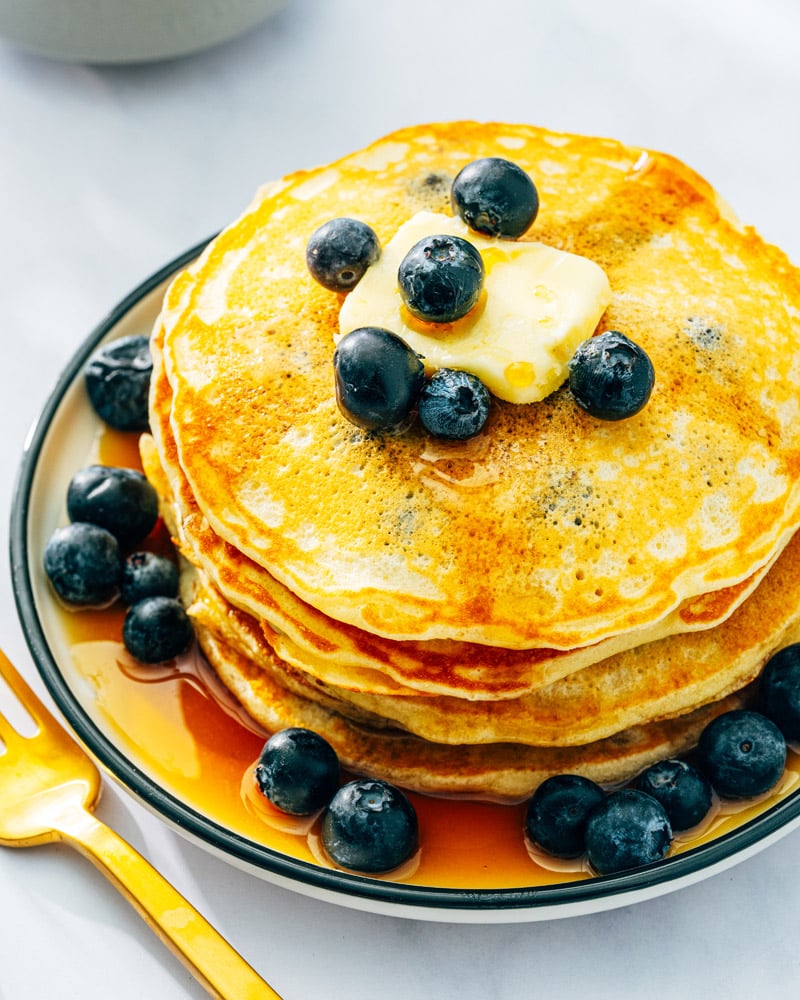 Blueberry pancakes