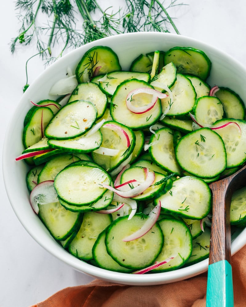 Cucumber salad recipe