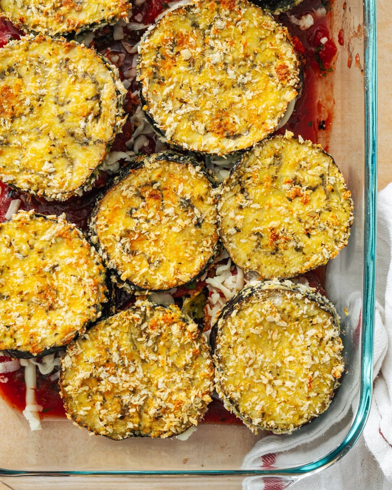 Eggplant Parmesan with no cheese