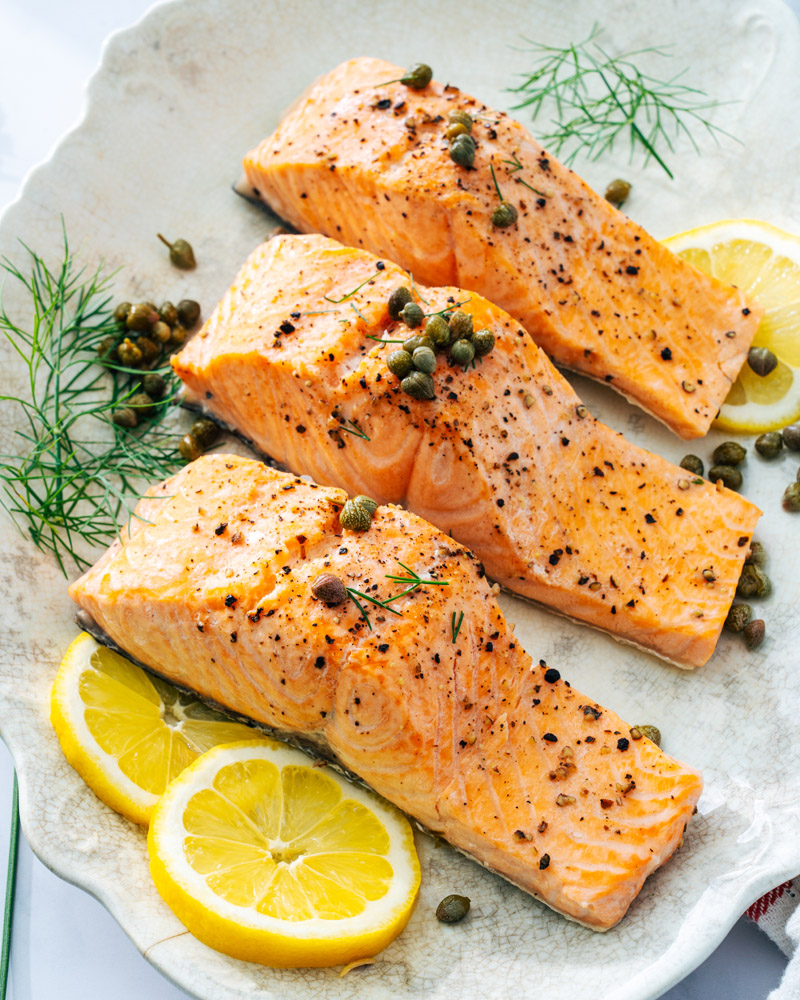 Poached Salmon