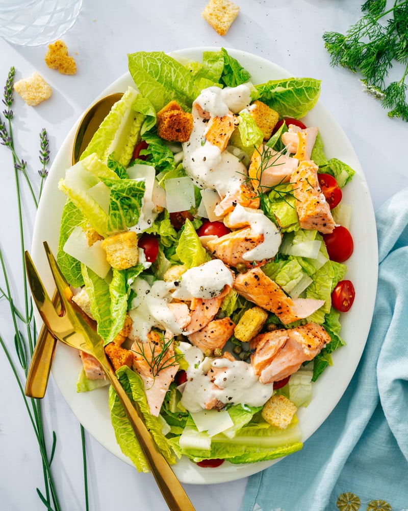 Salmon Caesar Salad