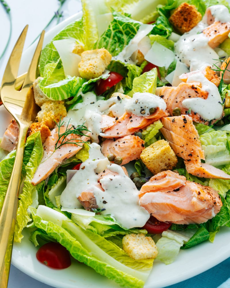 Salmon Caesar Salad