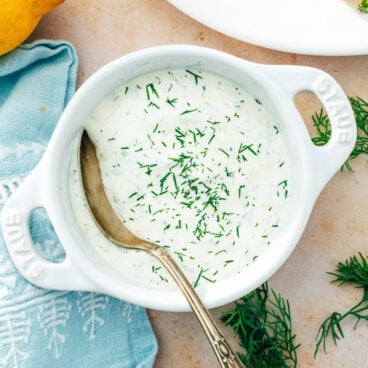 Dill sauce for salmon
