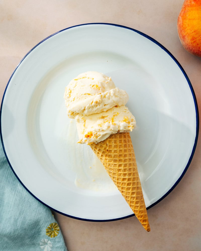 Peach Ice Cream recipe