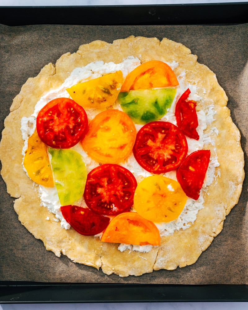Tomato galette