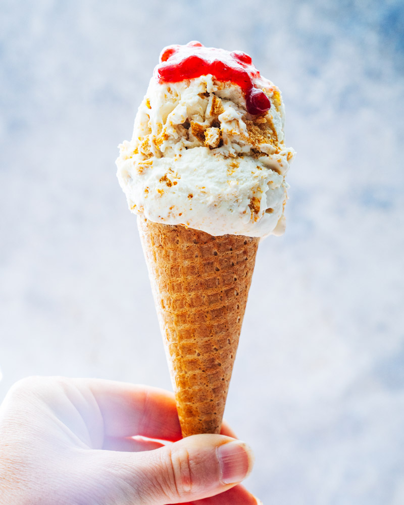 Cheesecake ice cream