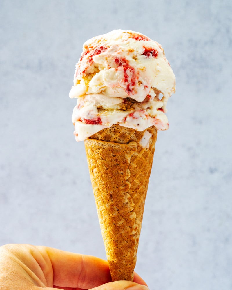 Strawberry cheesecake ice cream