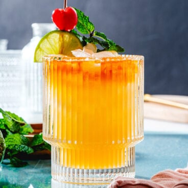 Dark rum cocktails