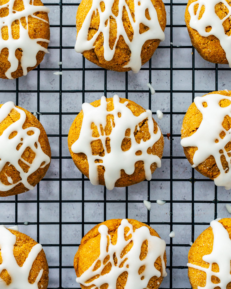 Iced Pumpkin Cookies