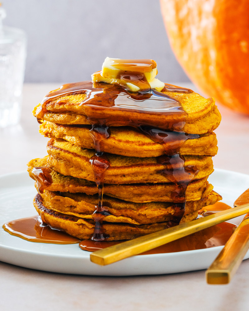Pumpkin pancakes